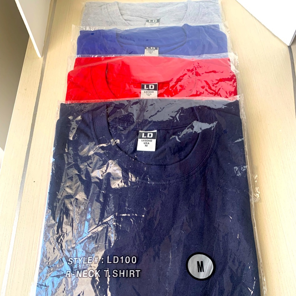 T-shirts brand new in the original packaging